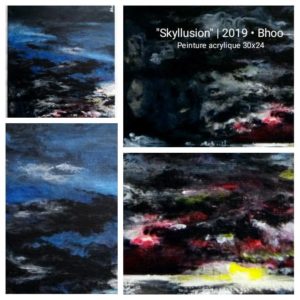 tableau skyllusion, illusion, thinkofit.fr,bhoo,think of it,tableau,peinture,toile,original,