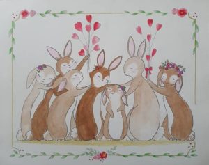 illustration famille lapin,thinkofit.fr,think of it,